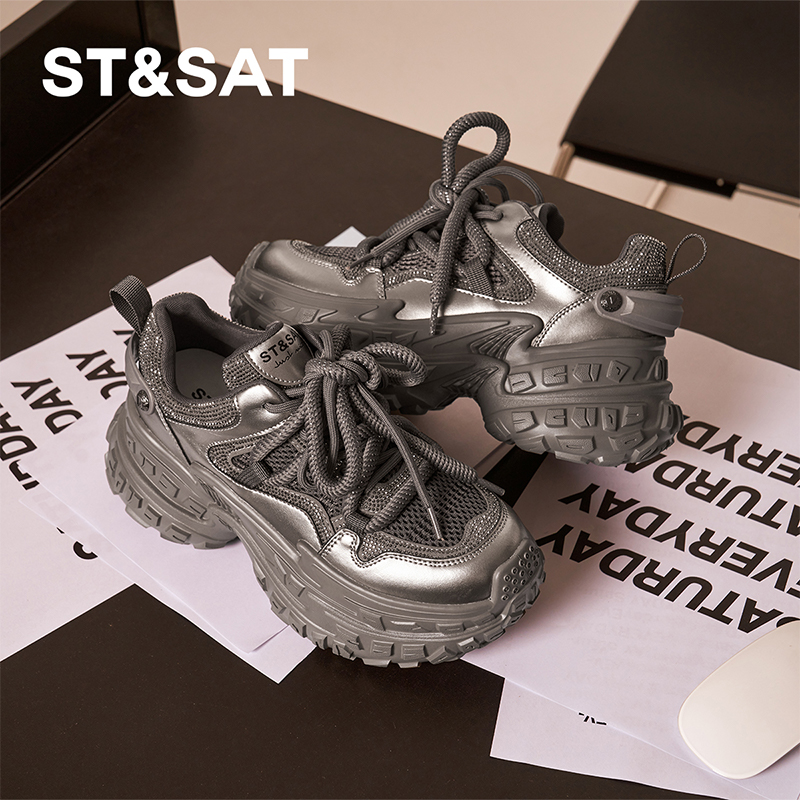 星期六爆款老爹鞋2025春秋新款