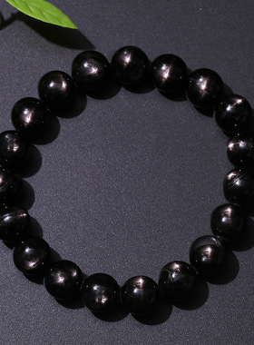 晶德珠宝7A级天然强光金运石手链男女款埃及财富之石手串厂家