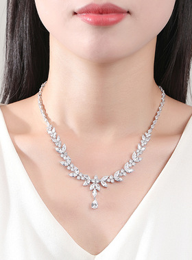 锦瑟 欧美新款长款小众冷淡风女士短款劲链宴会礼服项链配饰