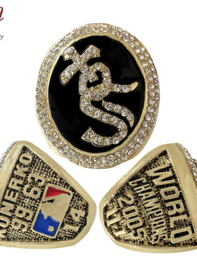 mlb 白袜芝加哥戒指4冠套装亚马逊热卖工厂现货直发