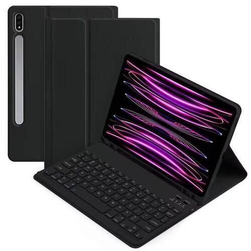 适用三星Galaxy tabS9FE PLUS蓝牙键盘保护套星S10lite平板笔槽皮