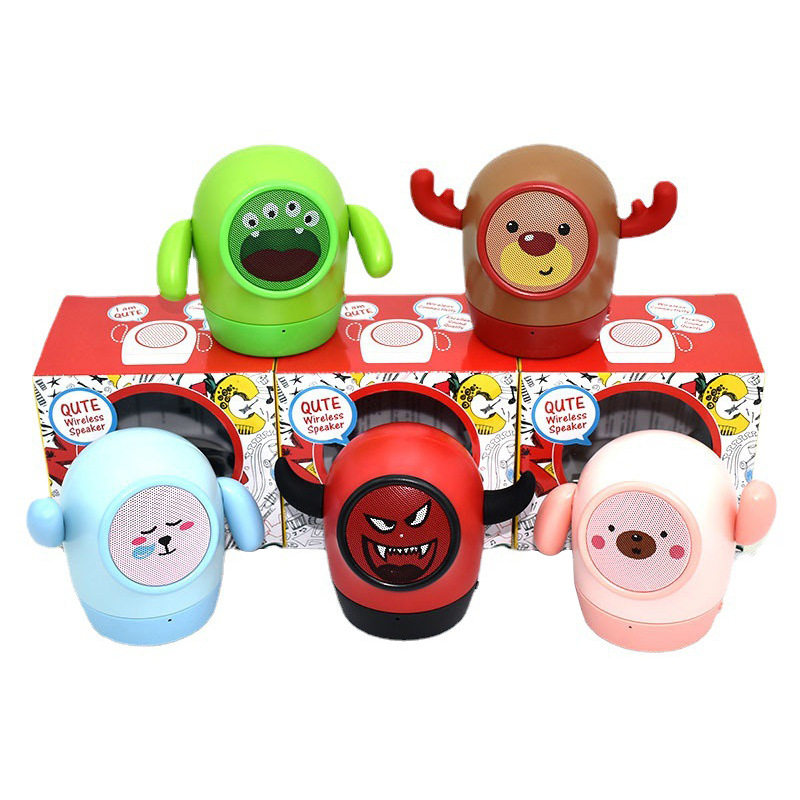 JYWT卡通公仔蓝牙音箱无线迷你插卡音响可爱创意动漫礼品镭射