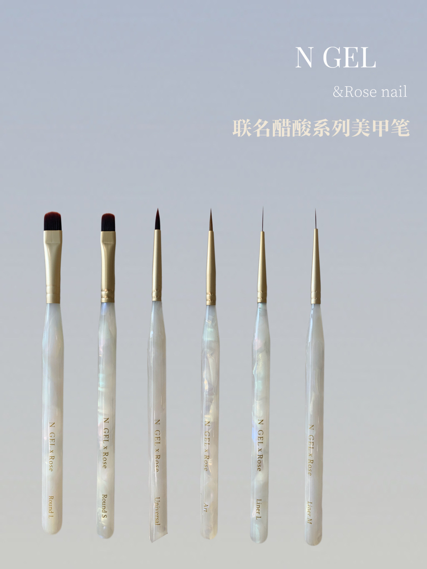 Acetate Nail Art Brush for Professional Gel Design - Taobao product photo 3