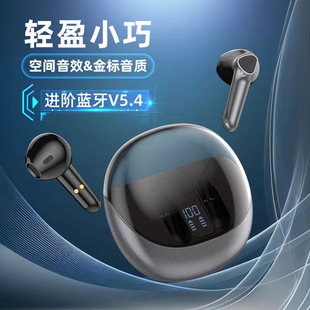 捡漏福利 h100 时尚 半入耳式 声音好听 蓝牙5.4 吃鸡蓝牙耳机