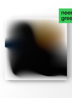 NEERG原创版权 夜晚的森林 艺术家黑色抽象渐变装饰画无框画