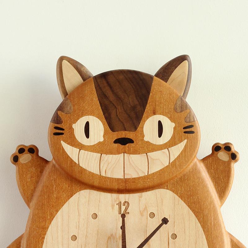 宫崎骏龙猫可爱猫巴士挂钟