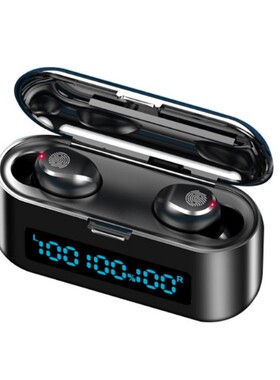 Amoi/夏新 F9-5真无线蓝牙耳机双耳一对运动跑步入耳耳塞式