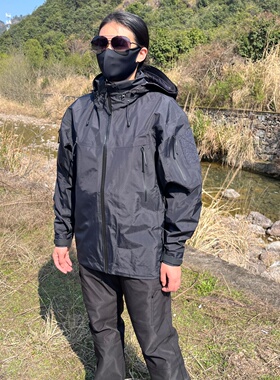 台州鸟新款军鸟2.2硬壳冲锋衣户外防水防风男女三层压胶登山外套