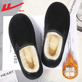 回力棉鞋 雪地靴女室内外穿一脚蹬保暖女鞋 女冬季 加绒加厚2025新款