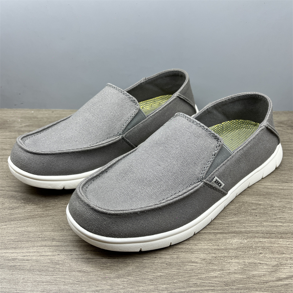 捡漏出口外贸四季透气一脚蹬帆布鞋日常休闲开车软底休闲男鞋
