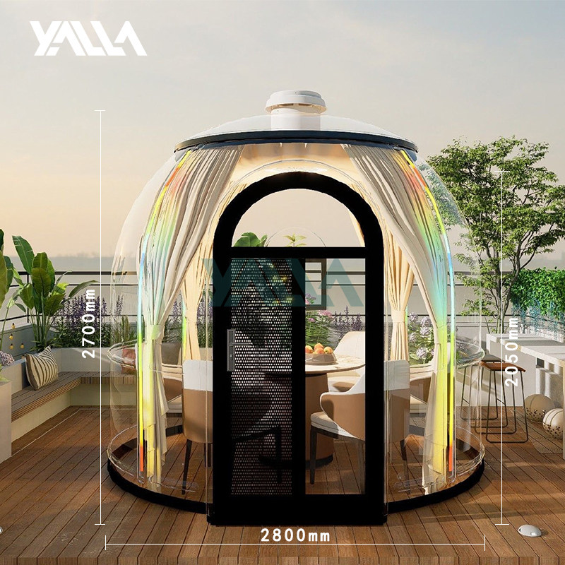 PC透明泡泡屋星空房露营网红