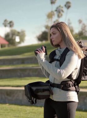 Paxis Twin Lakes带摇臂转轴分体腰包徒步旅行双肩背包 快速取放.