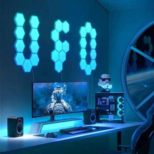 Govee Glide Hexa 六边形智能壁灯拼接灯RGBIC LED幻彩氛围装饰灯