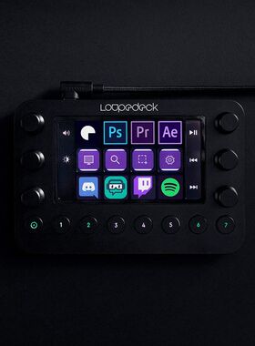 Loupedeck live 图像编辑视频后期剪辑制作调控台 直播操作控制器