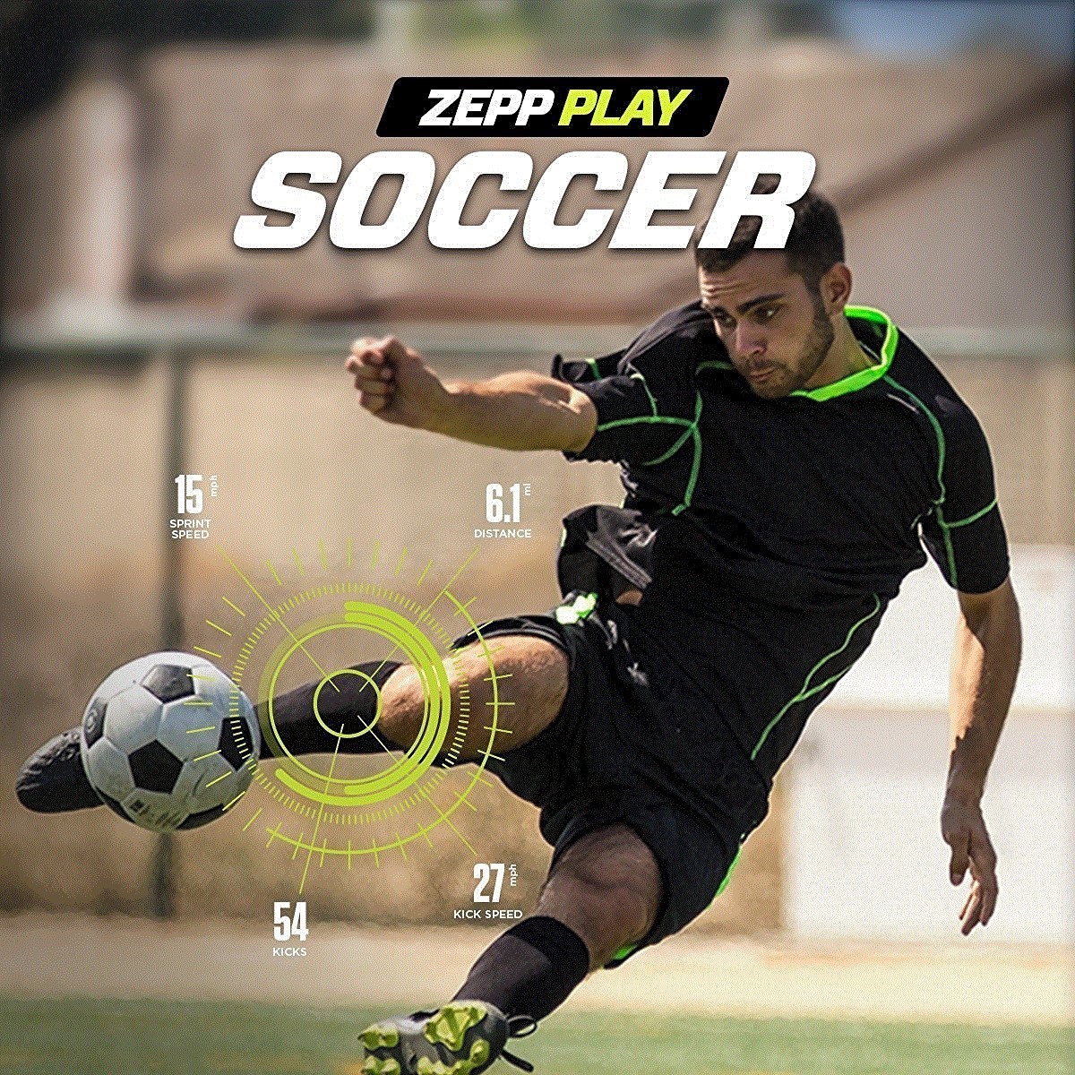 ZEPP play Soccer智能足球传感器数据记录动作分析仪数据评估.