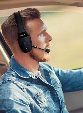 蓝鹦鹉BlueParrott B450-XT降噪蓝牙无线通话耳机 高噪音环境耳麦