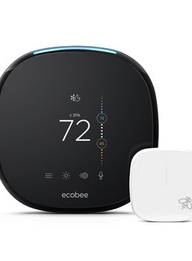 ecobee4 三代无线智能温控器 恒温器 siri语音homekit.