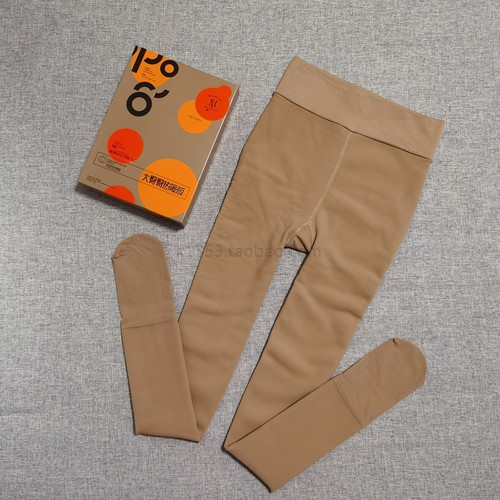 慕尚妍7737大臀臀面膜嫩肤裤热暖版连袜打底裤加绒保暖厚款丝袜冬