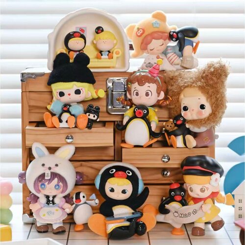 正品x11 Pingu盲盒45周年联名暖心奇遇系列潮玩周边摆件手办礼物