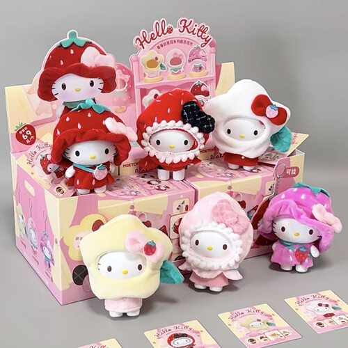 正版萌趣社凯蒂猫盲盒挂件