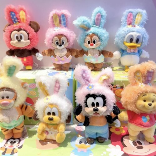 正版TOPTOY迪士尼春日彩蛋系列盲盒奇奇蒂蒂毛绒公仔挂件女生礼物