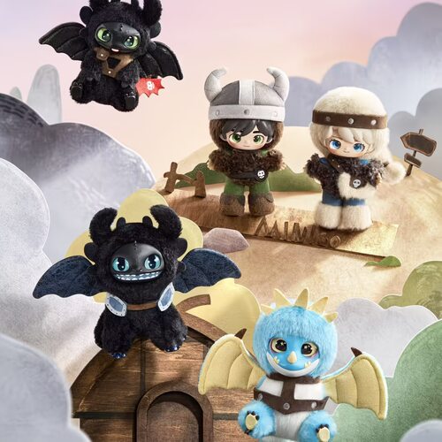名创优品驯龙高手经典复刻盲盒
