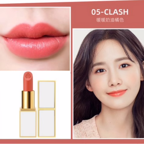 皇家tf口红白管05奶油橘03西柚色07蜜桃粉苦桃16斯嘉丽红肉桂奶茶