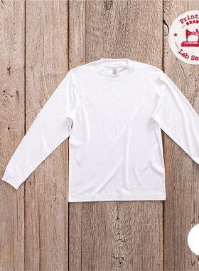 PrintAce Vintage 双面弹力布小高领保暖长袖6294