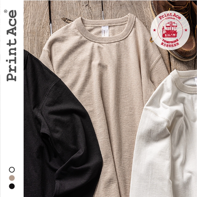 PrintAce全棉长袖卡机复古