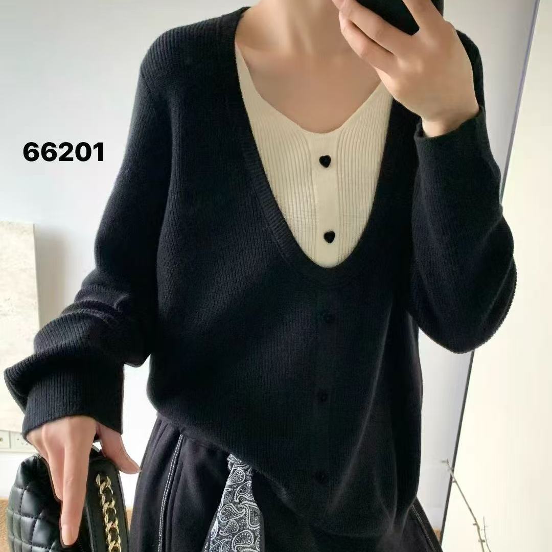 2025秋冬新品女士毛衣假两件