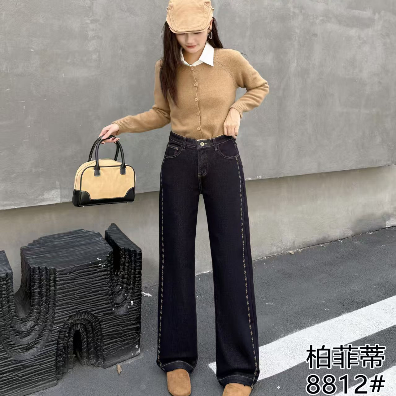 2025冬季流行直筒裤高个子长裤女