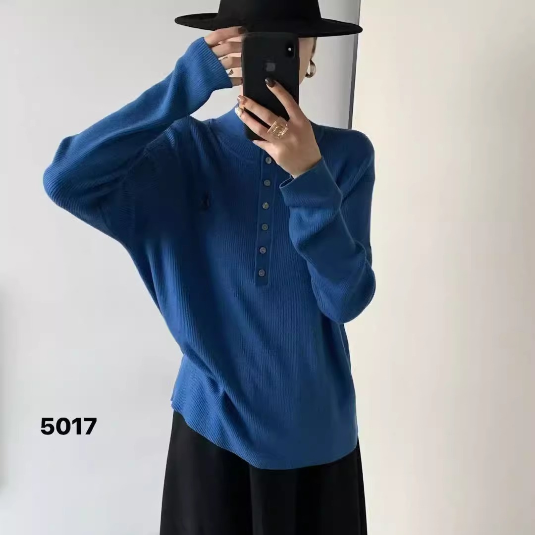 2025秋冬新品女士针织衫高弹修身