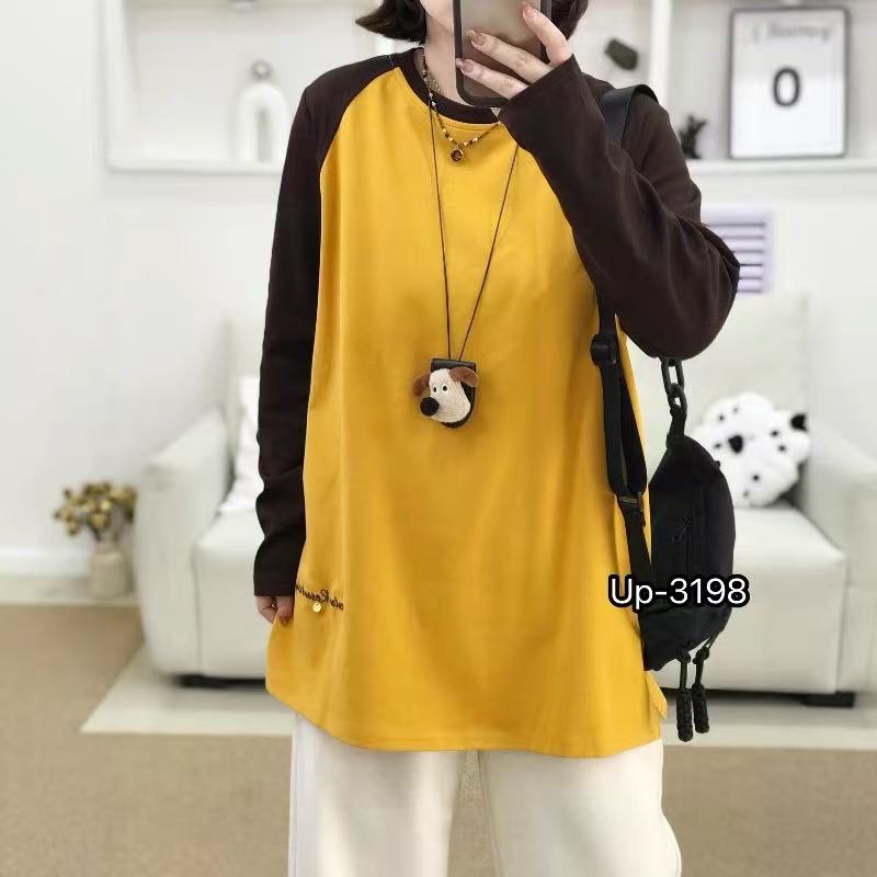 胖MM加肥加大宽松盖屁股T恤女