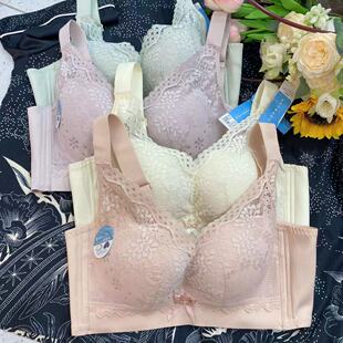 洞洞杯聚拢内衣女薄款大胸显小防下垂收副乳调整型大码文胸8880