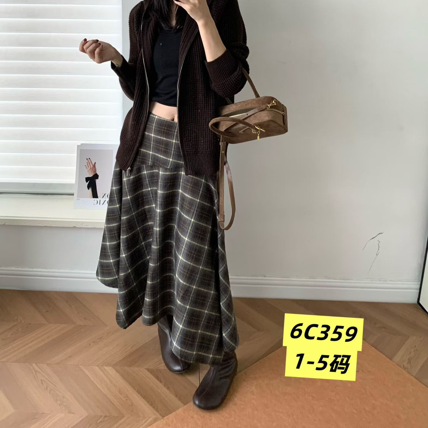 微胖MM加肥加大半裙女冬装新款