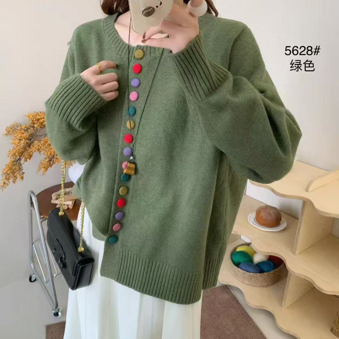 胖妹妹显瘦宽松毛衣外套女
