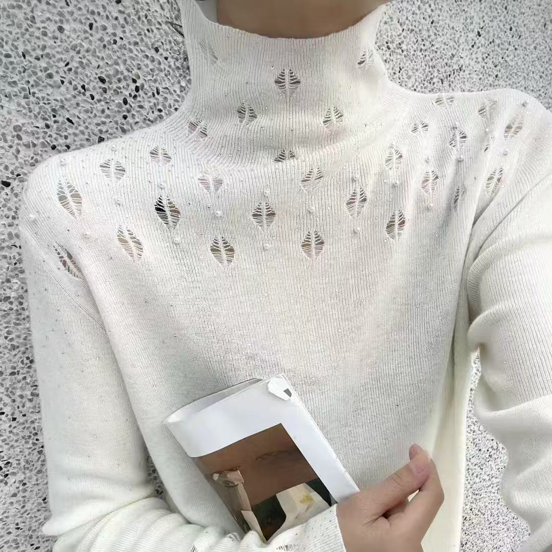 微胖mm修身显瘦打底衫立领内搭