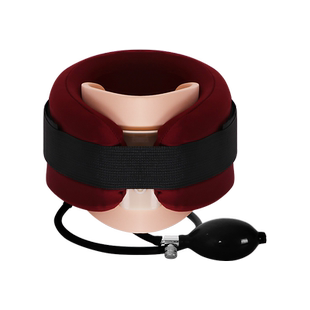 充气式颈椎牵引器家用护颈充气式颈托医用治疗颈椎病矫正脖按摩器