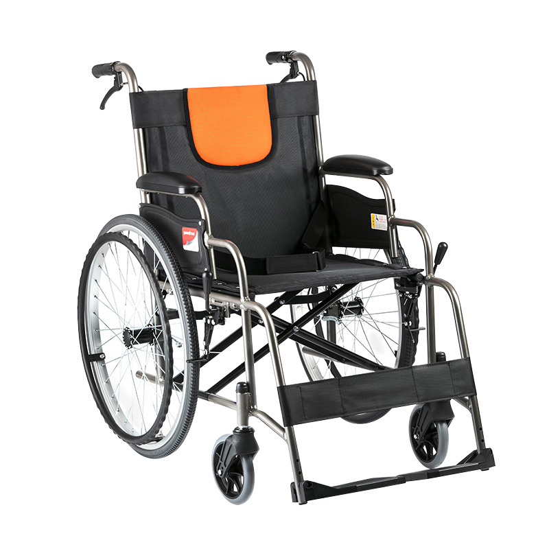 鱼跃轮椅车轻便老人专用H062