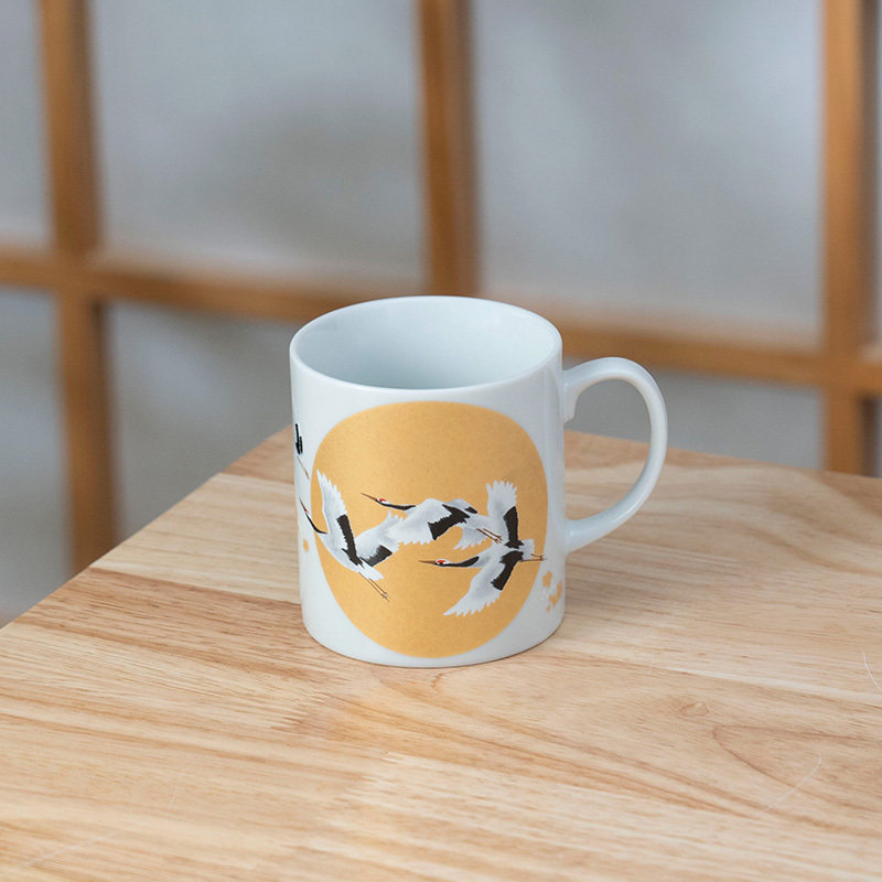 九谷烧日本进口茶杯主人杯陶瓷创意马克杯功夫茶杯单杯个人专用