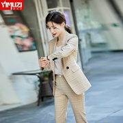 Áo khoác kẻ sọc nữ mùa xuân Hàn Quốc và áo khoác mùa thu Phong cách Anh thời trang xuân 2019 mới mặc thường ngày của phụ nữ - Business Suit