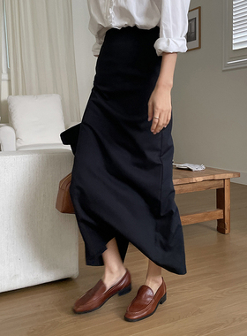 adainthepark半身裙女2025春夏新款长款裙子气质通勤修身直筒长裙