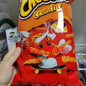 美国cheetos 奇多巨形粟米条芝士脆脆/火辣热狗226g/包 3包包邮