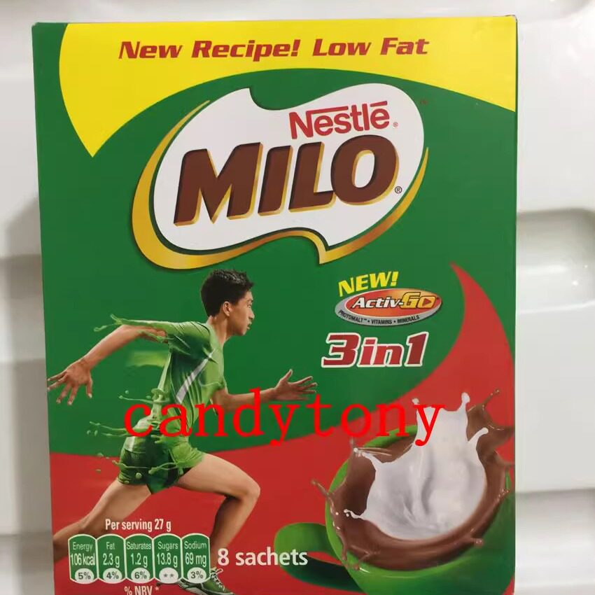 Nestle雀巢美禄3合1营养活力麦芽饮品健康 8X27G/盒  2盒包邮