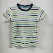 N248 纯棉男童T恤条纹短袖 北欧瑞典pop 儿童夏装