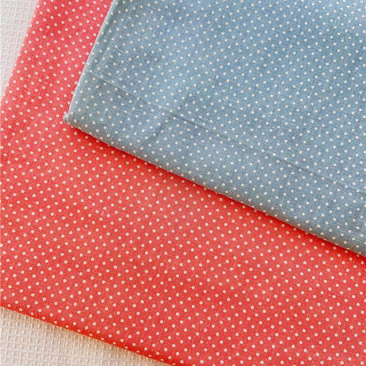 【孤品私藏】日本进口松山墩子水洗棉麻布料迷你水玉手工服装面料,居家布艺,海绵垫/布料/面料/手工diy,淘宝优惠券,粉丝福利购,淘宝优惠卷