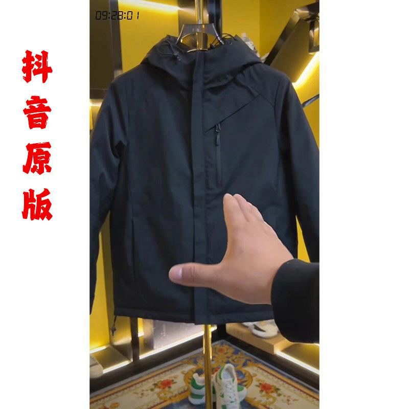 冬新品爆款羽绒棉服男款运动户外连帽时尚防风外套帅气宽松羽绒服