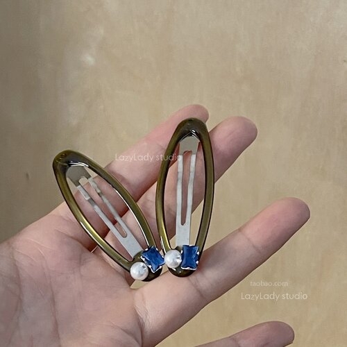 春夏一对装 精致小发夹BB夹掰掰发夹碎发夹子发卡女刘海夹