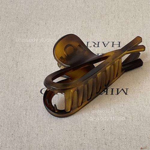 新品后脑勺气质大号发卡设计感