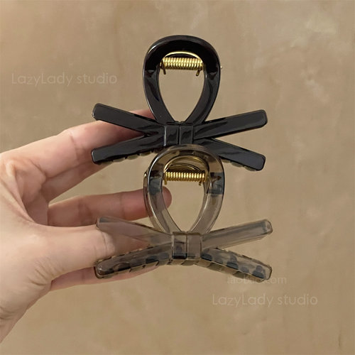 爱心后脑勺盘发头饰LAZYLADY气质